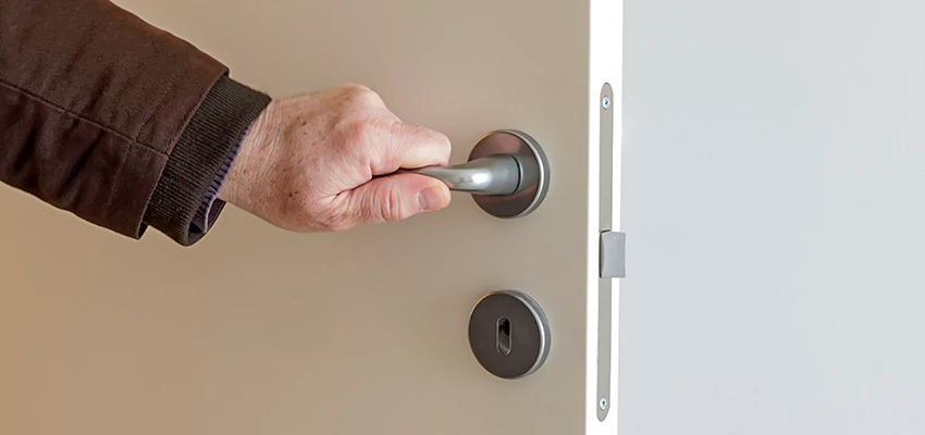 Restroom Locks Privacy Bolt Installation in Clovis, California